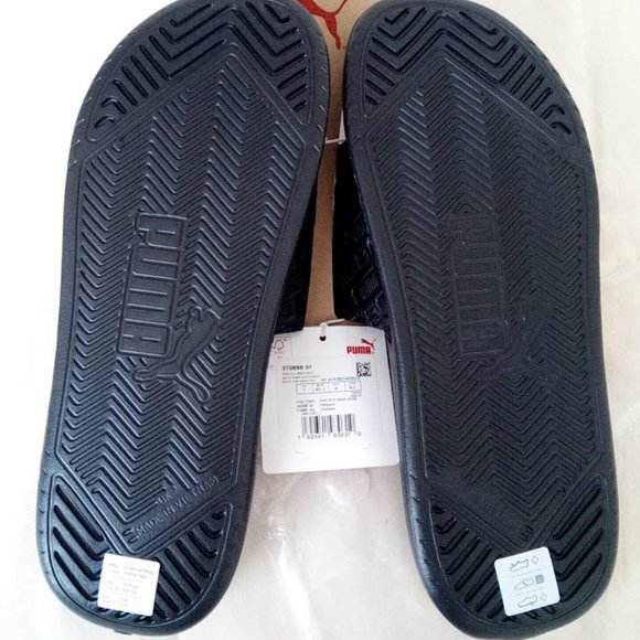 New Puma Popcat Black Slides Slippers US 8 - Picture 13 of 15